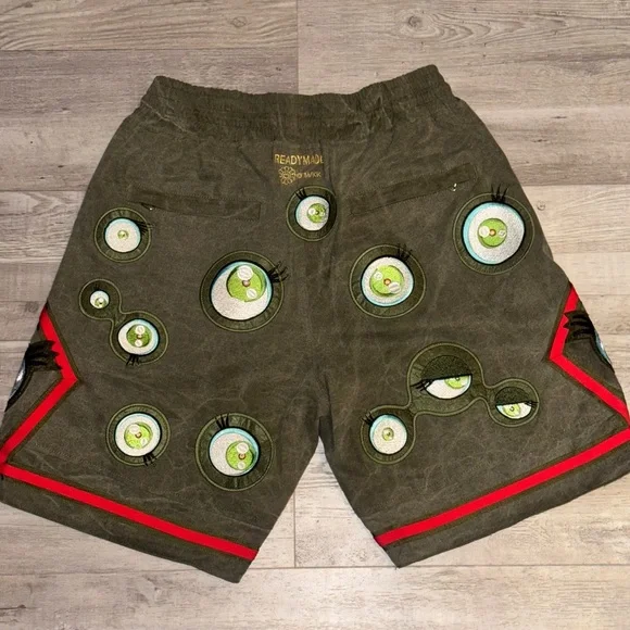 Takashi Murakami x READYMADE Basketball Shorts